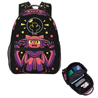 Cat Eyes Oneshot Niko Video Game Student Backpack School Bag Hiking Travel Daypack for Men Women Fashion Bookbag Shoulder Bags
