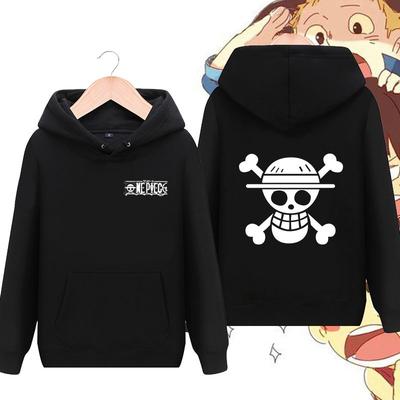 Miniso ONE PIECE Mode Neuer Kapuzenpullover Herren Herbst und Winter Ruffy Animation Umgebende Trends Studenten Jugendkleidung