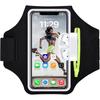 Cell Phone Running Armband Holder for iPhone 17 16 15 14 Pro Max Galaxy S25 S24 Sweatproof Arm Band with Card/Key Bag 6