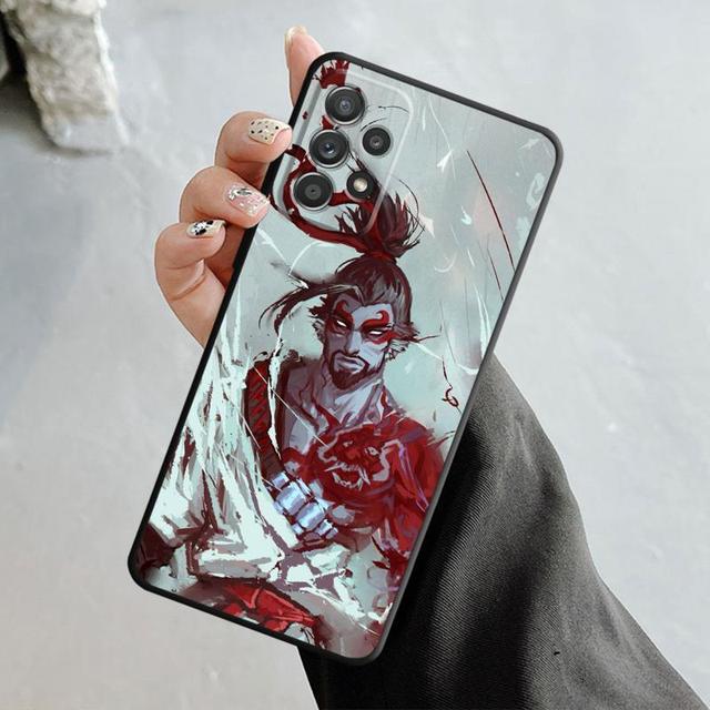 Japanese Samurai Game Art Case For Samsung Galaxy A14 A73 A53 A71 A51 A31 A33 A22 A12 A21s A13 A32 A52s A72 A52 A23