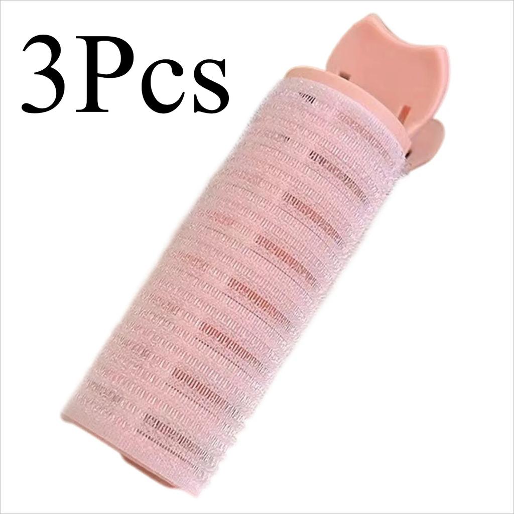 Heatless Overnight Hair Curlers - DIY Bangs & Lazy Styling Set with Fluffy Rollers & Clips for Natural Waves (No Heat Damage)