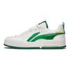 Li Ning Slip Resistant Durable Low Top Sports Casual Shoes Men Sneakers White Green AGCT135-2