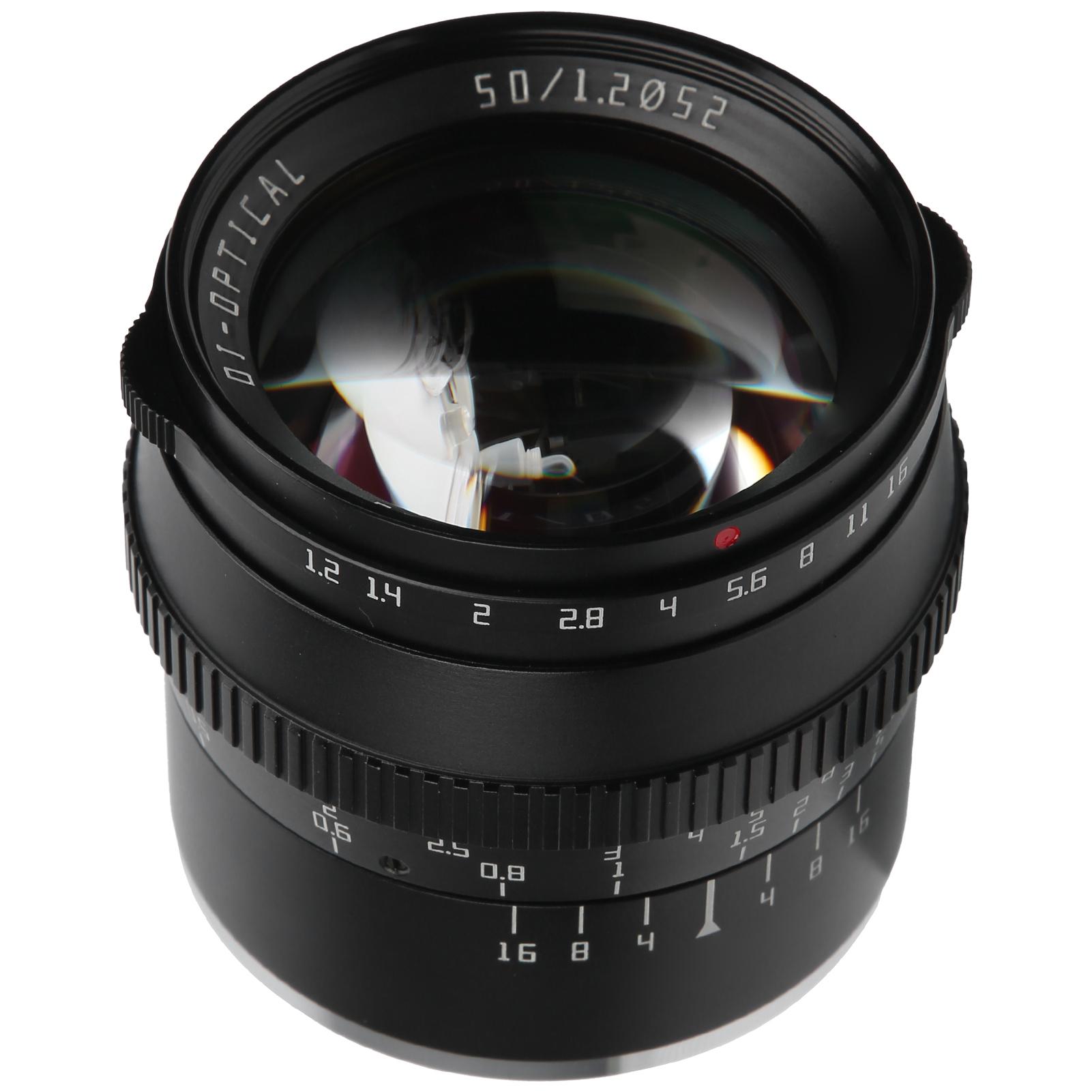 

Об’єктив із великою діафрагмою 50 мм F1.2 з байонетом FX для камери Fuji X‑T4X‑T3X‑T30X‑S10