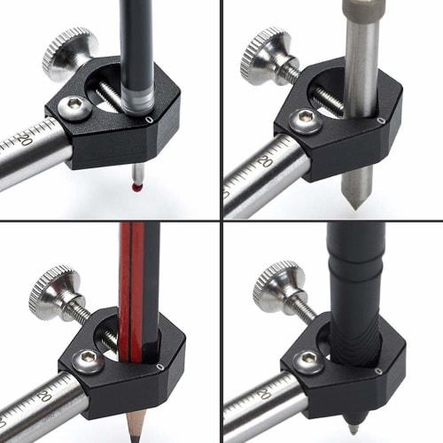 CarAngels New Woodworking Marking Gauge for Arcs, Straight Lines, Curves, and Verandas, Carpentry Measuring and Marking Tool