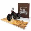 Modern Motorcycle 3d Pop Up Card For Birthday Gift For Dad
