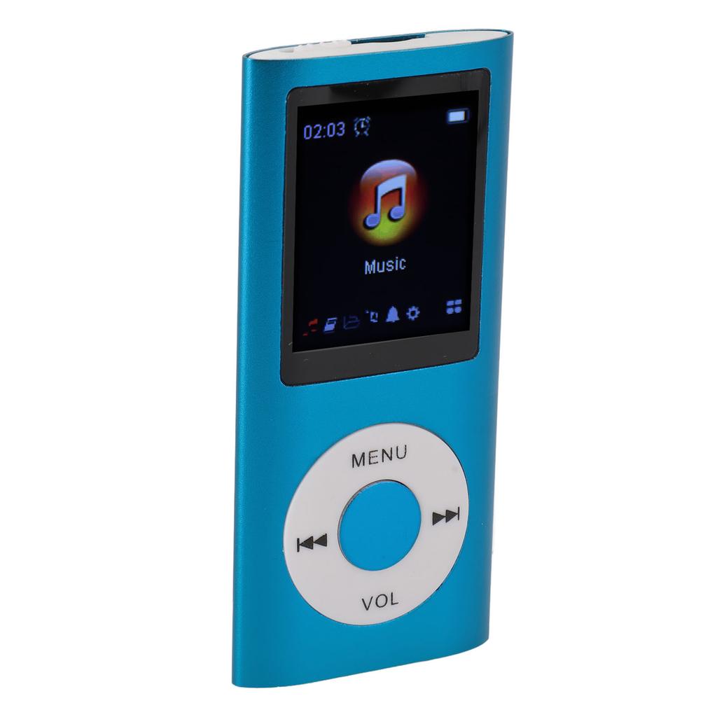 Portable MP3 Music Player 1.8inch TFT Screen HiFi Sound 7 Sound Effect Modes USB Rechargeable Digital Video Music Player