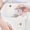 Mini Transparent Handheld Fan Adjustable 3 Speed 2000mAh USB Rechargeable Battery for Travel Outdoor Camping