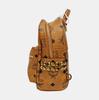 [Pre-Owned] Classic Allover Logo Studded Three-In-One Coated Canvas Shoulder Crossbody Backpack - Good #AEYUW