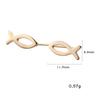 Cazador Cute Cat and Fish Bone Stud Earring Women Small Piercing Earrings Stainless Steel Jewelry Mother Gift 2026 Trend