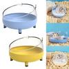 3Pcs Sandbath Box Hamster Cage Toilet Small Animal Mouse Rabbit Pet Bathhouse Bathing Easy To Clean and Safe Multicolor