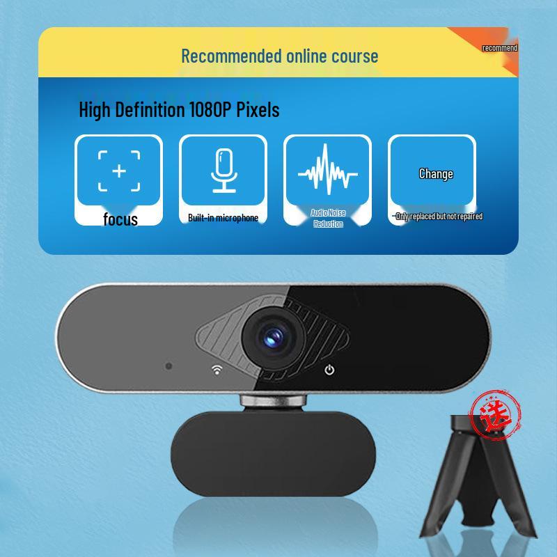 HD Webcam for Online Classes, Exams, Streaming, or Home Use on Desktop & Laptop