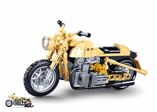 Klocki Sluban Mb Motor Motocykl Wojskowy 223 - B0959