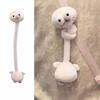 Yousheng Long Neck Animal Plush Keychain Soft Stuffed Dog Cat Frog Rat Pendant Plush Bags Backpacks Charm Birthday Gift for Animal Lovers