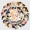 50 Cute Cotton Doll Graffiti Stickers for Decoration - Perfect for Stationery, Water Bottles, and Phone Cases