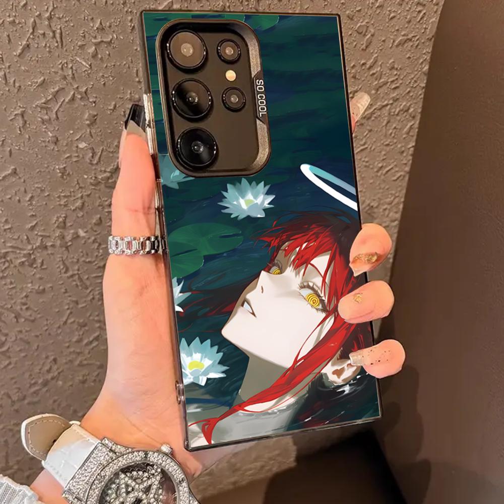 Coole Anime M-Makima Handyhülle Für SAMSUNG Galaxy S26 S25 S24 S23 S22 S21 S20 FE Plus Ultra Cover