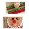 Elastic Christmas Appliance Cover With Cookie Design Reusable Polyester Dustproof Refrigerator Protector For Holiday