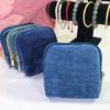 Multi-Layered Flannel Jewelry Zipper Bag Velvet Cloth Jewelry Organizer  Bracelet