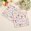 20pcs/pack Flower Paper Napkins Cocktail Wedding Birthday Party Decoration 2-Ply Square Dinner Napkin
