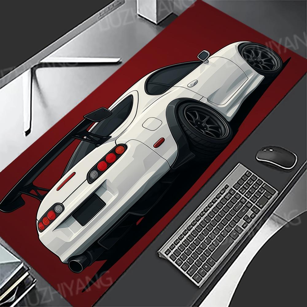 Cool Sports Car Mouse Pad Rubber Anti-slip Keyboard TableMat Large Gaming Computer Office Mousepad XXL Game Laptop Long Desk Mat