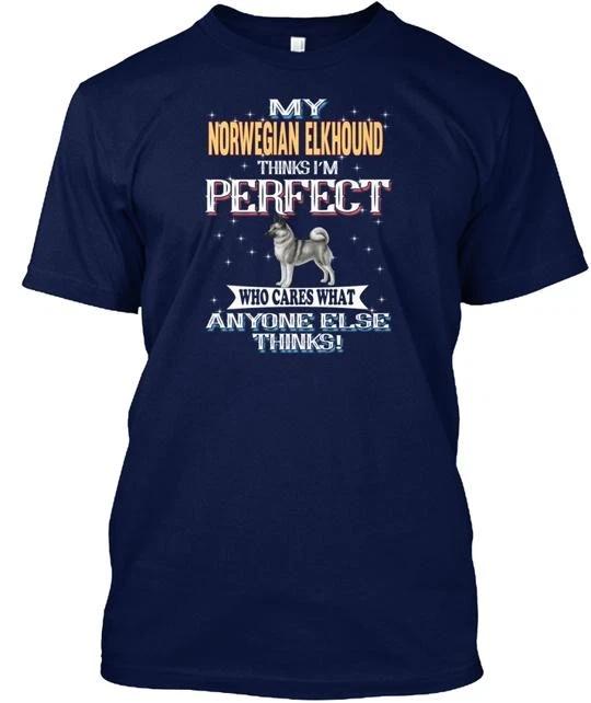 

Norwegian Elkhound Breed Lover Tee T shirt Made in the USA Size S to 5XL XL