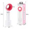VAORLO USB Rechargeable Portable Bladeless Fan Handheld Mini Cooler No Leaf Handy Fan With 3 Speed Level LED Indicator Furniture
