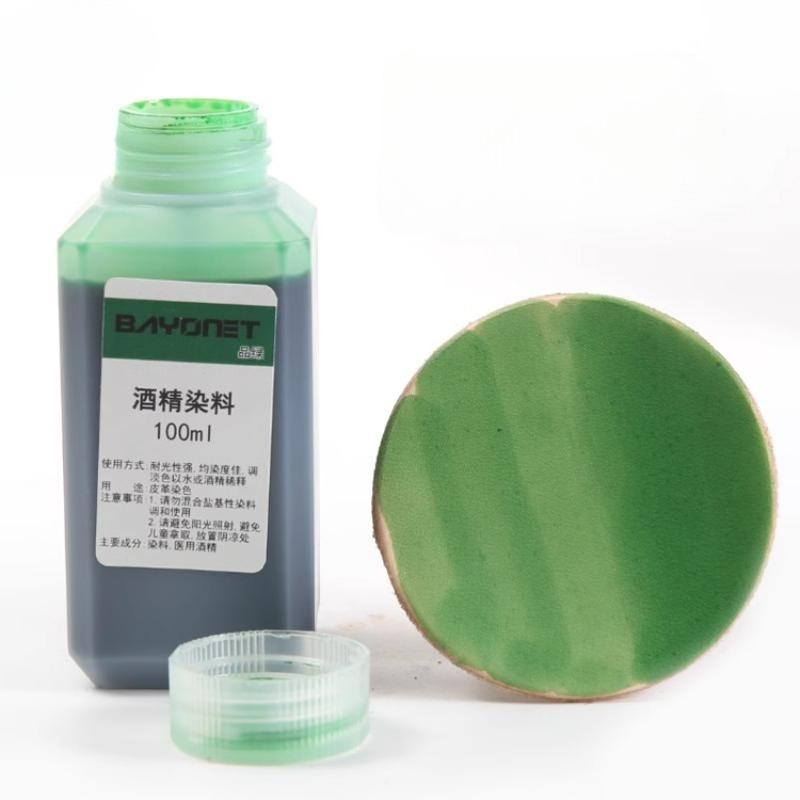 DIY Leather Alcohol Dye Leather Carving Alcohol Dye 100ml/ Be Used for Color Restoration Can Be Diluted Color-changing Agent
