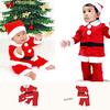 MiniBeans Santa Fleece Suit Suit, 3-Piece (90cm)
