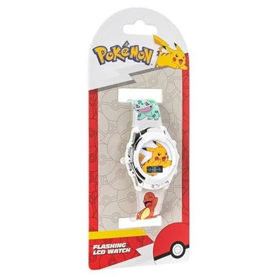 Pokemon Boys Quartz Watch Rubber Strap Multicolor 13 (Model POK4240AZ)