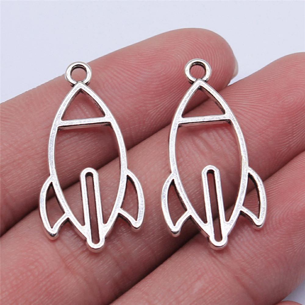 Charms Airplane Ship Pendants Minimalist Jewelry Components QC001