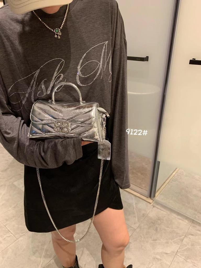 2025 Beliebte Damen Diamant-Rauten Leder Umhängetasche