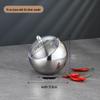 Stainless Steel Slanted Serving Bowl with Lid