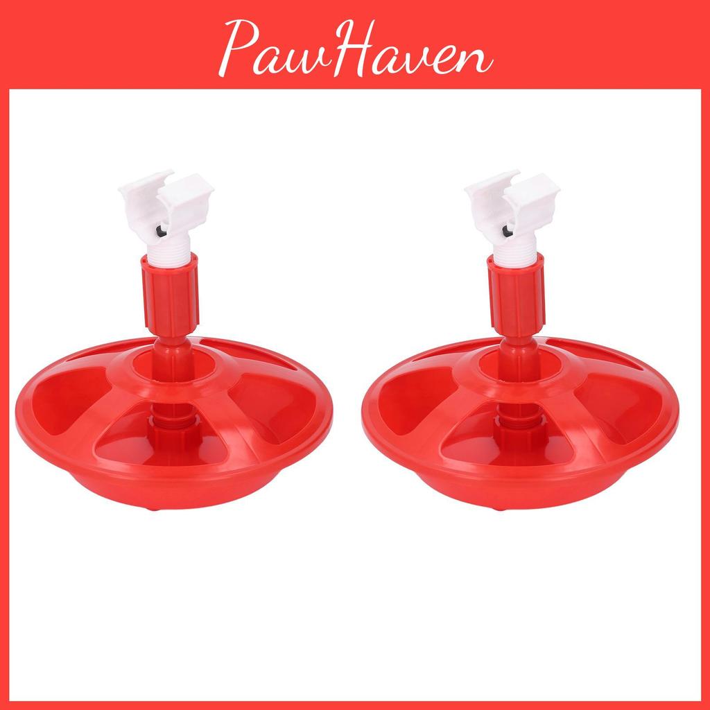 Waterer Chicken Pack 2 Automatic Pp G34 Chicken Water Feeder Poultry Drinking Bowl For Chicks