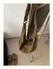 2024 Retro Kaffeefarbe Canvas Umhängetasche - Damen Nische Lazy Style
