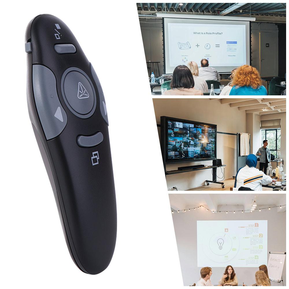 USB-Steuerung 2,4 GHz Kabelloser Presenter Meeting Powerpoint PPT Clicker Multimedia-Präsentation