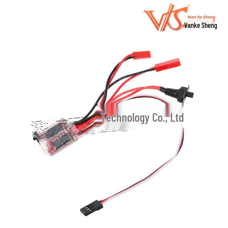Switchable Brake/No-Brake 10A/20A/30A Bidirectional Brushed ESC for RC Cars & Boats