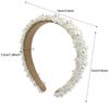 Baroque pearl headband hand braided hairband women's fashion hair accessories