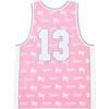 Supreme Mitchell Ness Monogram Basketball Jersey Pink