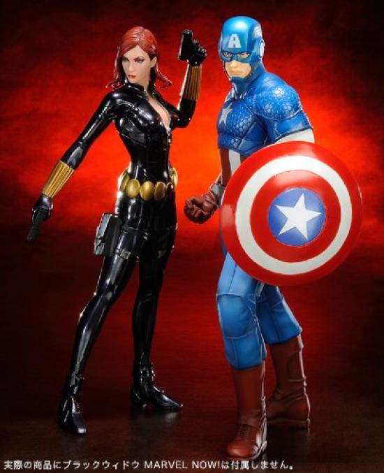 Kotobukiya AVENGERS MARVEL AVENGERS Captain America MARVEL Scale PVC Painted Finished Figure NOW! ARTFX+ NOW! 1/10