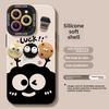 3D Coal Ball Apple 17 Pro Max Phone Case 17 Pro with Lanyard 17 Cute Air Silicone 16 Full Coverage Soft Case