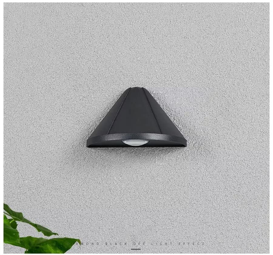 HONGYAN Nameplate Waterproof Bracket LED Garden Wall Modern Entrance Outdoor Entrance Gate Post For Indoor and Outdoor Outdoor Installation Warm C