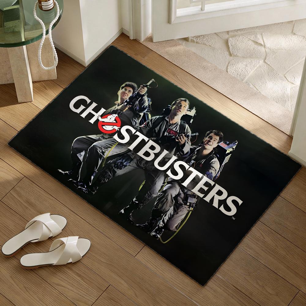 American Movie G-Ghostbusters Floor Mat Soft Flannel Non-Slip Door Mat - Thickened Rug for Living Room Home Decor