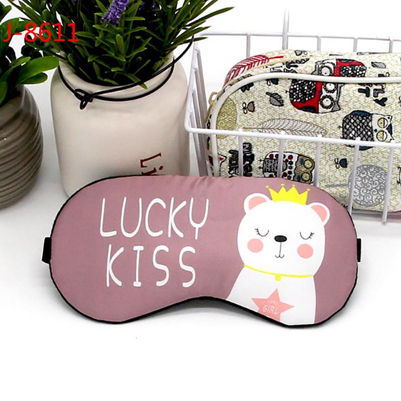 1pc Cotton Creative Lovely Cartoon for Eye Travel Relax Sleeping Aid Eye Patch Shading Eye Mask Sleeping Mask Eyepatch Eye Cover