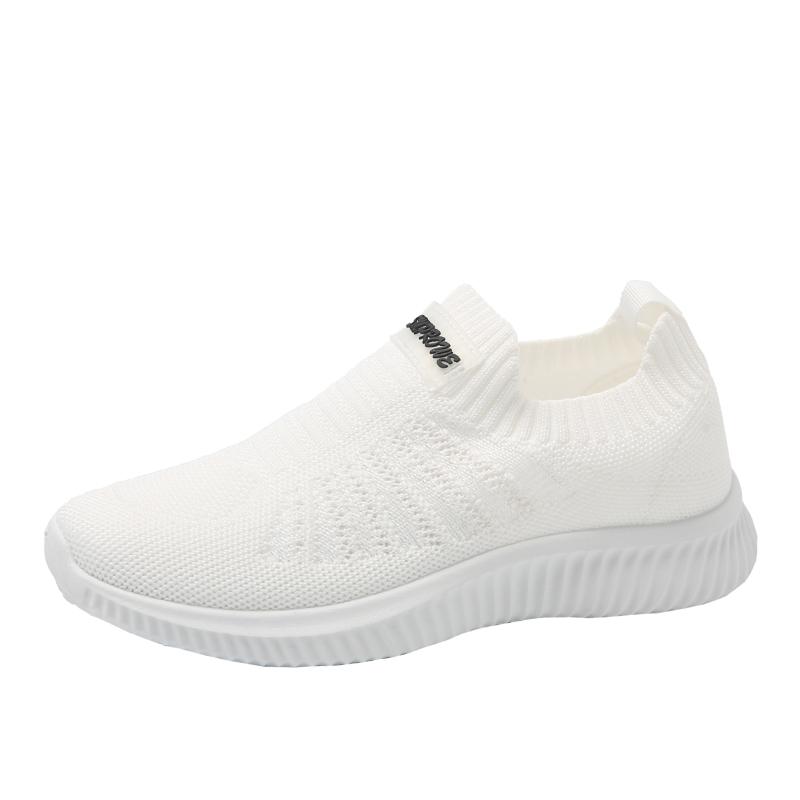 

Men Women Summer Casual Sports Shoes Breathable Comfortable SlipOn Mesh Women s Flying Woven Lazy Slip Breathable Material for Hot Summer Days 35
