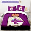 Deportivo La Coruna Pattern Bedding,Quilt Set Quilt Cover Pillowcase Home Birthday Gift (1*duvet cover+2*pillowcase,without core)