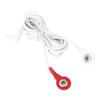 0.09in Electrode Lead Wires 59 Inches 2?In?1 Red White Button Type Electrode Lead Cable