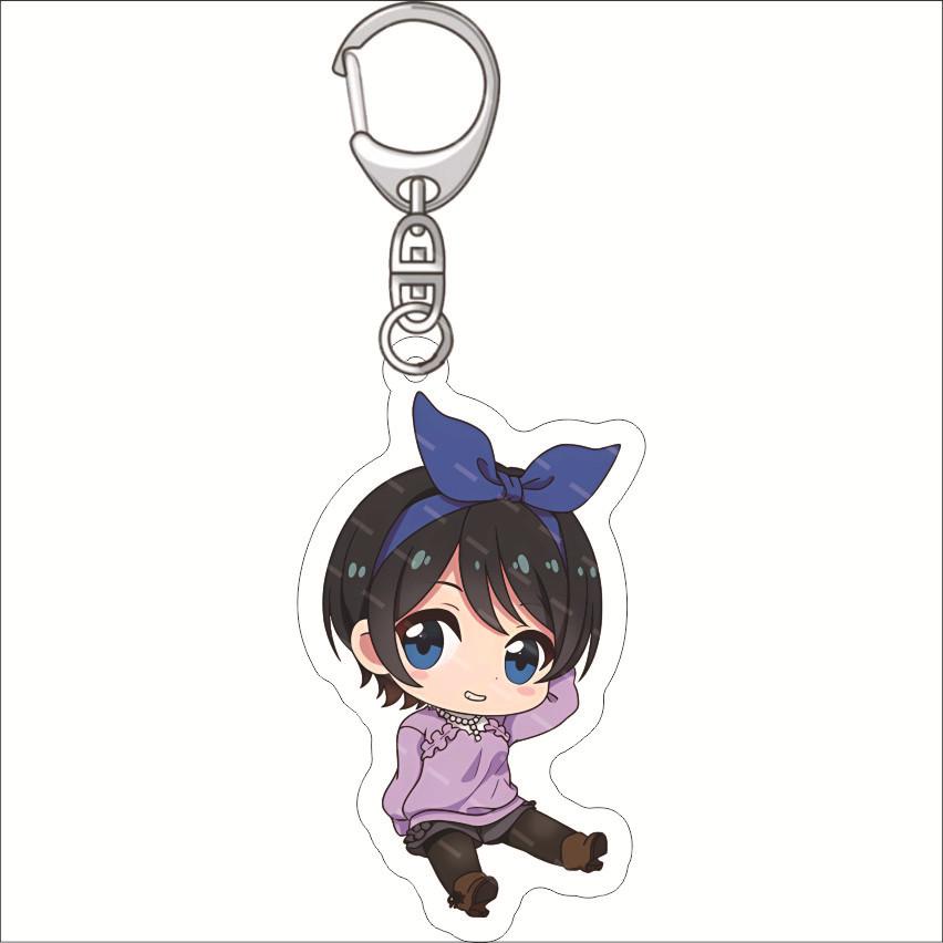 

Anime Rent A Girlfriend Figures Sexy Chizuru Sakurasawa Action Model Acrylic Keychains Kawaii bag pendant Key Chains Gifts 6 cm