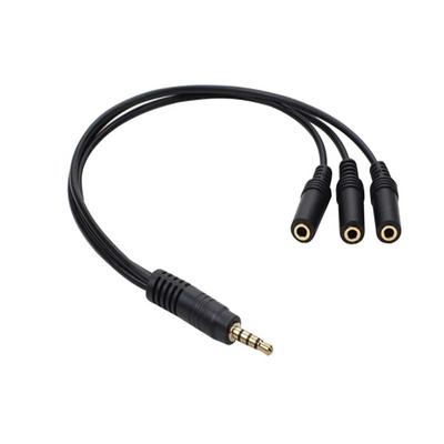 Aux Multi auriculares adaptador divisor de Audio 3,5 Mm Jack Hub Spliter Cable