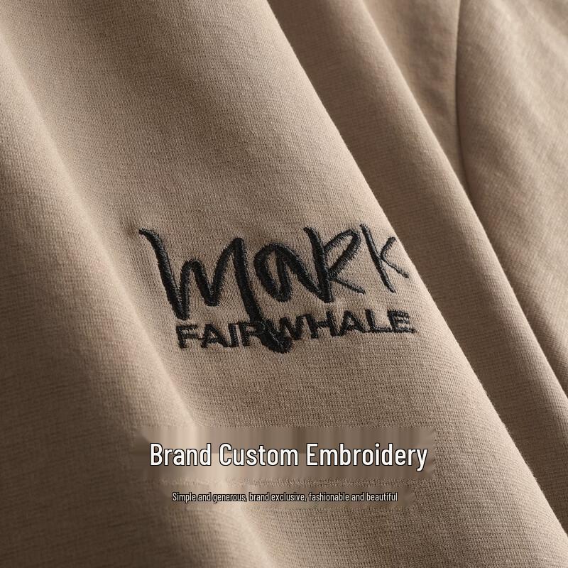 Mark Fairwhale Men's Embroidered Back Print Short Sleeve T-Shirt