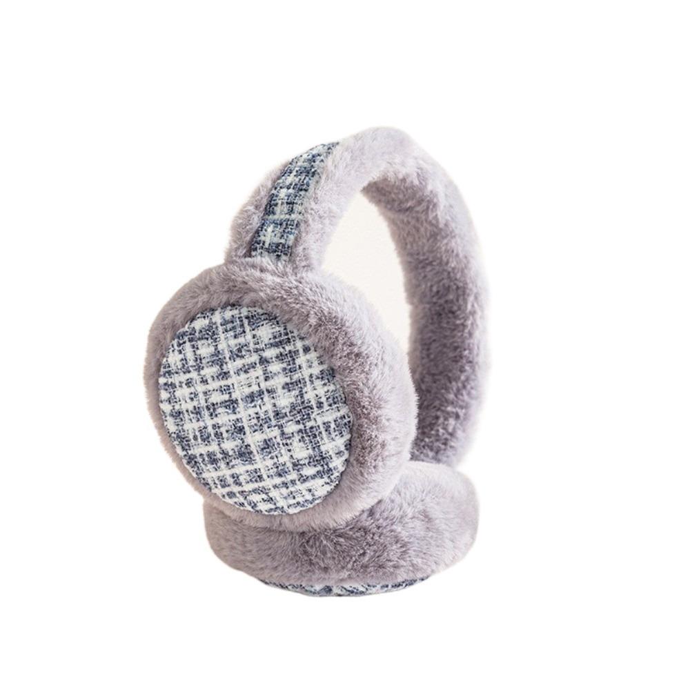 Windproof Foldable Ear Cover Plush Winter Thicken Earflap Winter Warm Earmuffs  Cold Weather