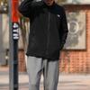 The North Face Velvet Jackets Men's Black Stand Collar Moderate Straight Fit NF0A88R8-JK3